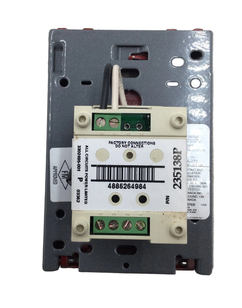 EST/Edwards Systems Technology SIGA-270 Single Action Fire Alarm Pull
