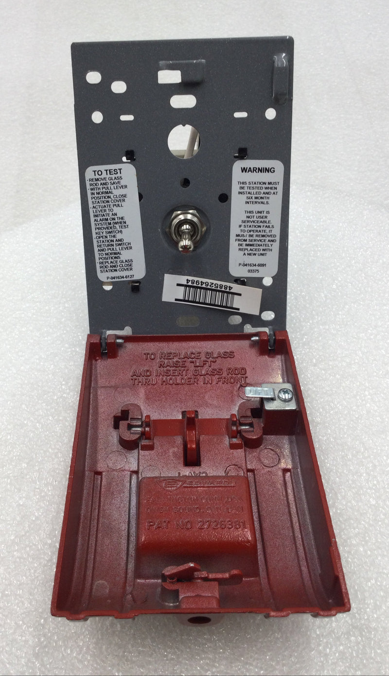 EST/Edwards Systems Technology SIGA-270 Single Action Fire Alarm Pull