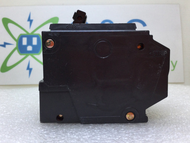 GE THQL2135 35 Amp 2 Pole 120/240V Plug-In Circuit Breaker - Printed Face