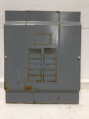 Square D QO112L125 125 Amp 12 Space 120/240V Dead Front w/Main 17 3/8" x 14"