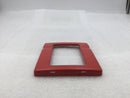Edwards/EST Genesis G1RT Red Trim Plate 5" X 6"