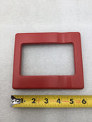 Edwards/EST Genesis G1RT Red Trim Plate 5" X 6"
