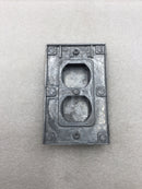 Leviton 4926 Vertical Mount Duplex Receptacle Cover for Wet Locations in Gray