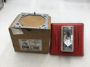 EST 757-7A-SS70 Red Fire Alarm Synchronized Speaker/Strobe 15/75 Candela 70 Volt