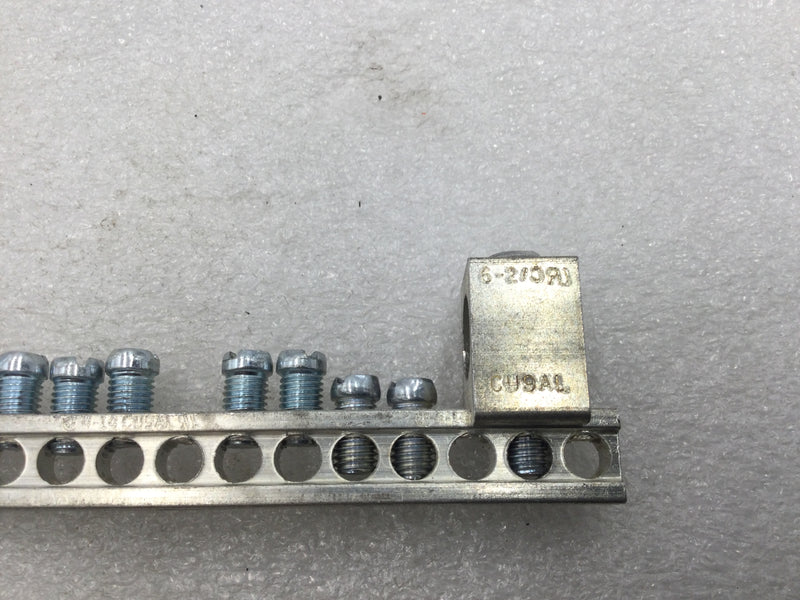 Cutler-Hammer BR4242B225 20 and 23 Position Ground Bar Kits w/One CU9AL Lug