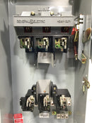 General Electric TH3363 Model 10 100A 600V Fusible Safety Switch 22 1/4" x 10"