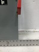 General Electric TH3363 Model 10 100A 600V Fusible Safety Switch 22 1/4" x 10"