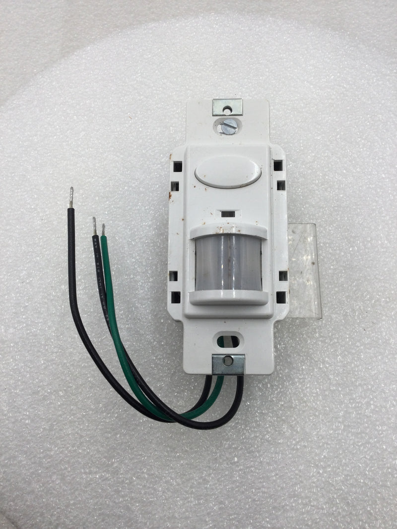 Sensor Switch WSD-PDT-W Wall Switch Occupancy Sensor PIR 120/277 VAC in White