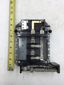 GE TLM812 100 Amp 4 space/ 8 Circuit Old Style Panel Guts w/Isolated Terminal/Neutral Bar