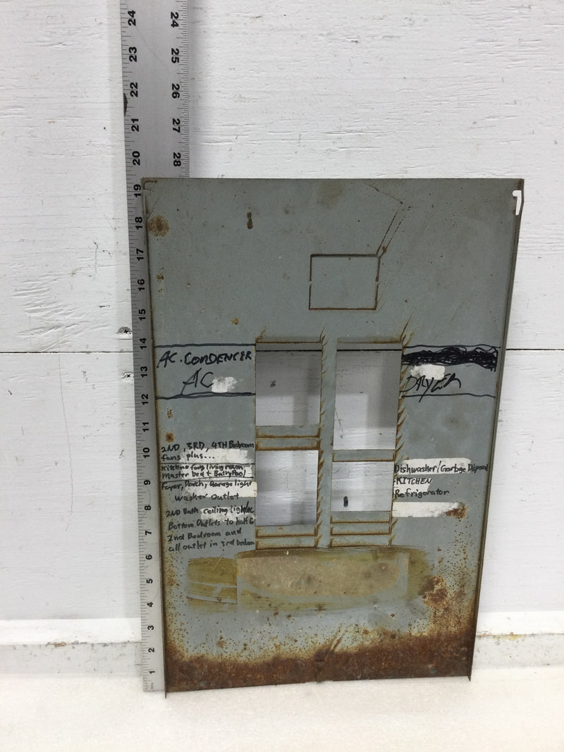 General Electric TX1612RH Dead Front Only 19 1/2" x 12 3/16"