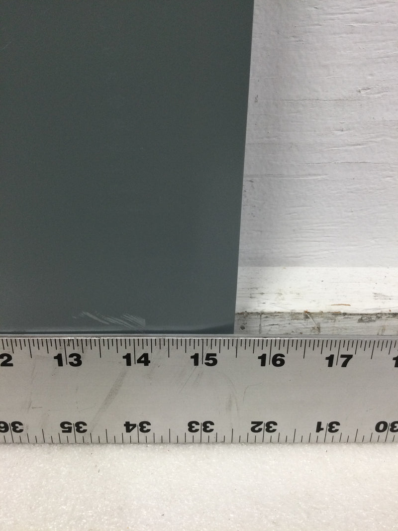 Square D HOMC24UC 24 Space 120/240V Panel Door w/Main 27 1/4" x 15 3/8"