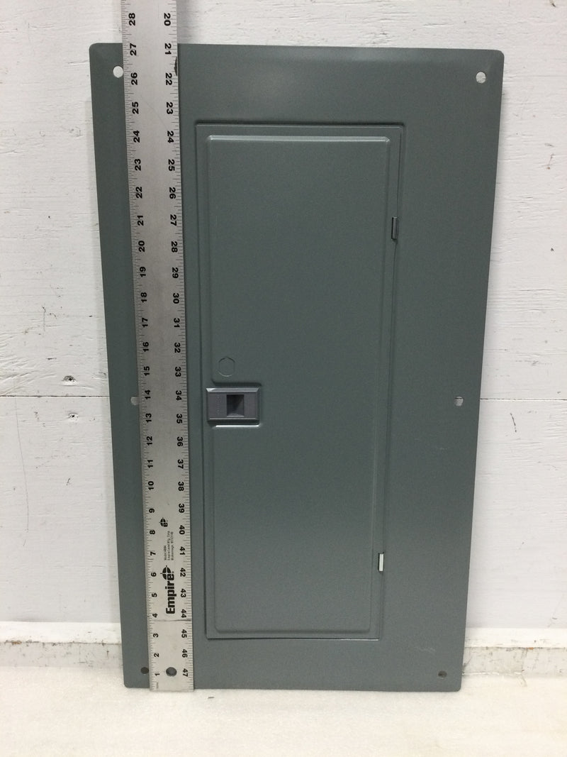 Square D HOMC24UC 24 Space 120/240V Panel Door w/Main 27 1/4" x 15 3/8"