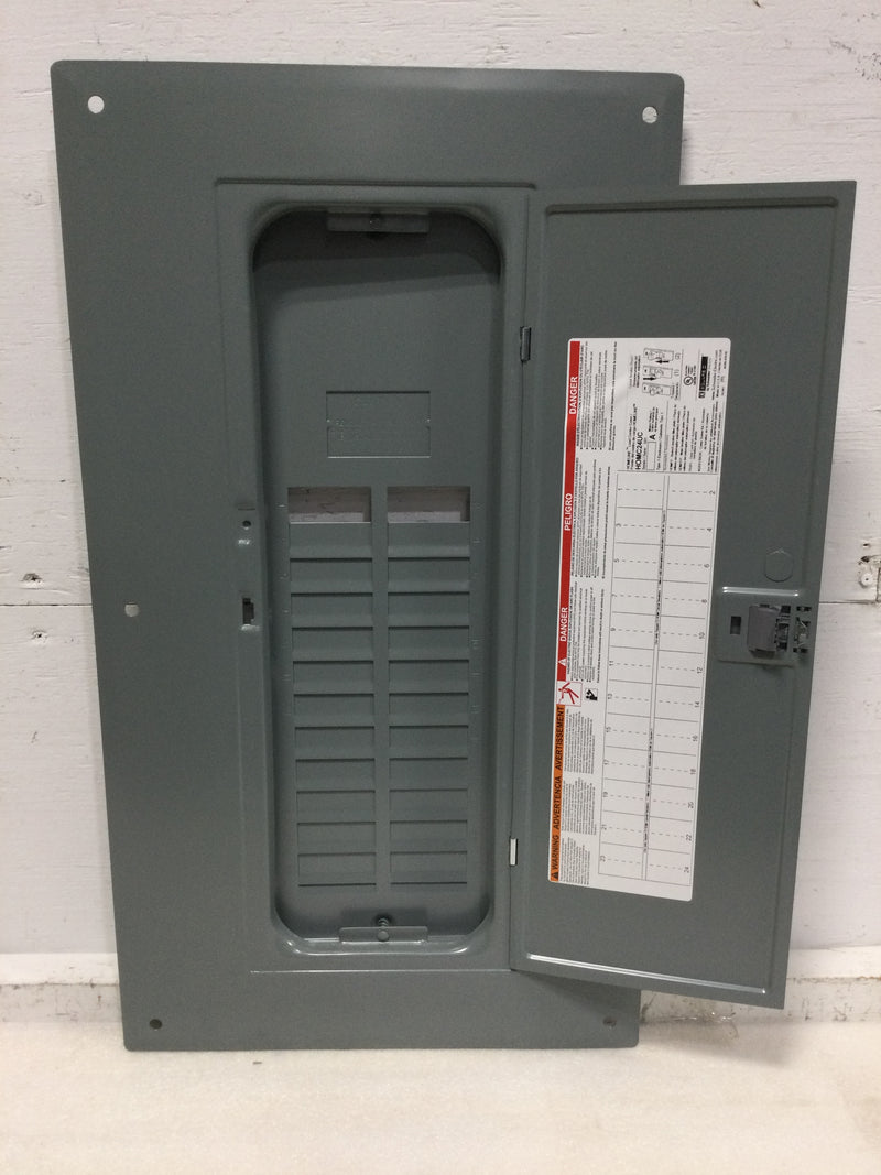 Square D HOMC24UC 24 Space 120/240V Panel Door w/Main 27 1/4" x 15 3/8"