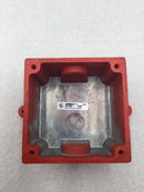 Wheelock WBB-R Weatherproof Back Box in Red
