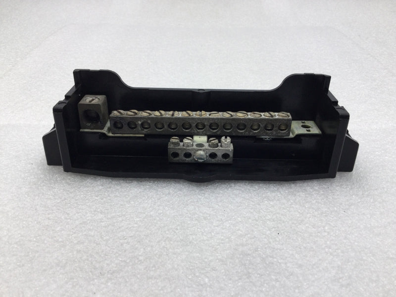 Cutler Hammer 17 Position 4-14 AWG Neutral/Isolated Grounding Bar