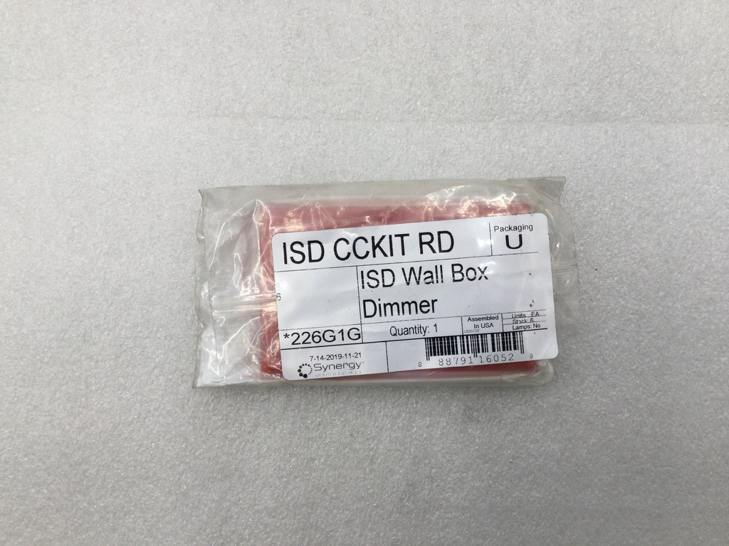 Cckit Synergy 226G1G ISD CCKIT RD Wall Box Dimmer 4 1/2