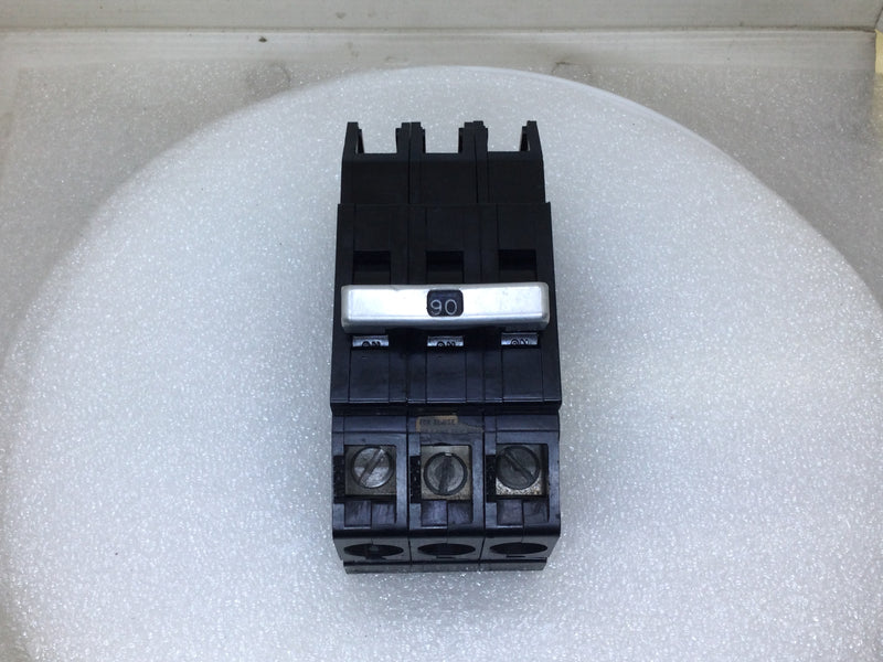 Zinsco QB243090 90 Amp 3 Pole 240v Circuit Breaker