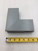 Wiremold G3011E 90 Degree Flat Raceway Elbow in Gray