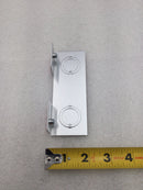 Wiremold AL5210B2 End Fitting with 2 1/2" & 3/4" KO for AL5200 Series Raceway