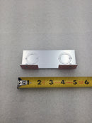 Wiremold AL5210B2 End Fitting with 2 1/2" & 3/4" KO for AL5200 Series Raceway