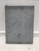 Square D QOB6-12L100RB 100 Amp 6 Space 120/240V Enclosure Cover 12 1/2" x 9"