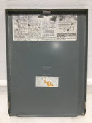 Square D QOB6-12L100RB 100 Amp 6 Space 120/240V Enclosure Cover 12 1/2" x 9"