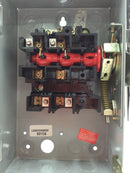 GE TG3221 30 Amp 2 Pole 3 Phase Model 8 240V General Safety Switch