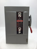 GE TG3221 30 Amp 2 Pole 3 Phase Model 8 240V General Safety Switch