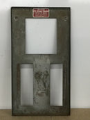 Walker Electric Co. EQ Load Center Dead Front 100 Amp 3 Wire 120/240v Panel Cover Dead Front Only 19 3/4" x 10 3/4"