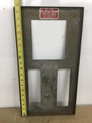 Walker Electric Co. EQ Load Center Dead Front 100 Amp 3 Wire 120/240v Panel Cover Dead Front Only 19 3/4" x 10 3/4"