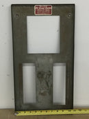 Walker Electric Co. EQ Load Center Dead Front 100 Amp 3 Wire 120/240v Panel Cover Dead Front Only 19 3/4" x 10 3/4"