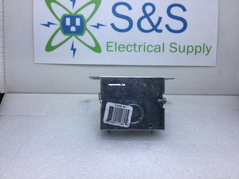 Steel City LXOW-25 2-1/2" Gangable Switch Box with Flush Ears 1/2" Knockouts