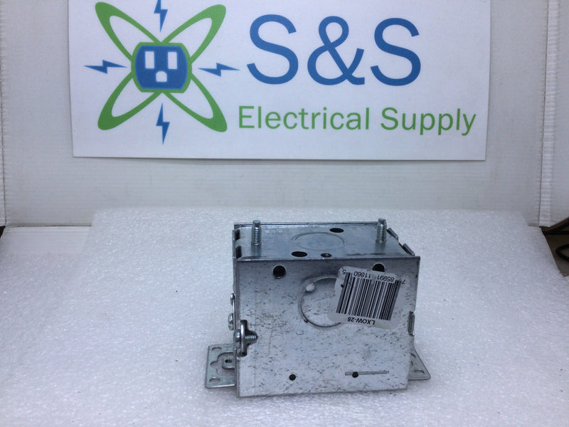Steel City LXOW-25 2-1/2" Gangable Switch Box with Flush Ears 1/2" Knockouts