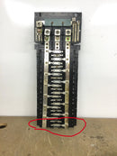 Square D NQOB Series E 225 Amp 42-Space 42-Circuit 3 Phase Panelboard Guts Only 9" x 24"
