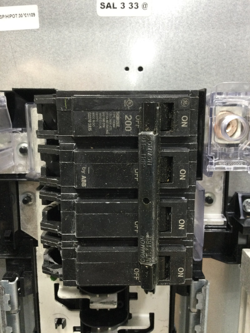 GE PowerMark TM4020C80K 200A 40-Space 80-Circuit Indoor Main Breaker Load Center