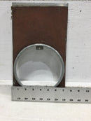 Ring Type Meter Cover w/Top Back Bracket 12 3/4" x 7 1/4"