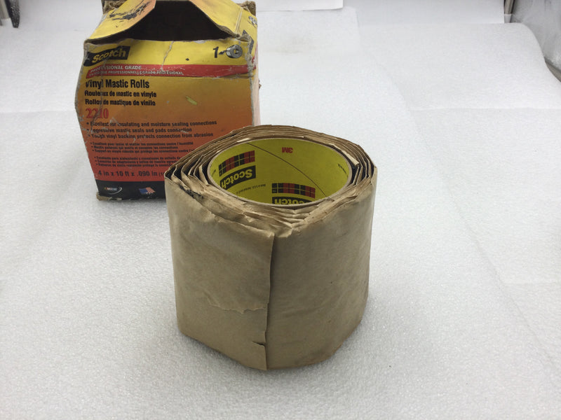 Scotch 2210 Vinyl Mastic Roll Professional Grade