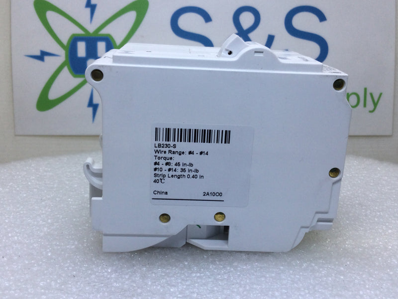 Leviton LB230-S 30 Amp 2 Pole 120/240V Smart Plug-In Circuit Breaker