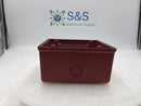 Wheelock IOB-R Weatherproof Back Box in Red