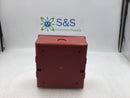 Wheelock IOB-R Weatherproof Back Box in Red