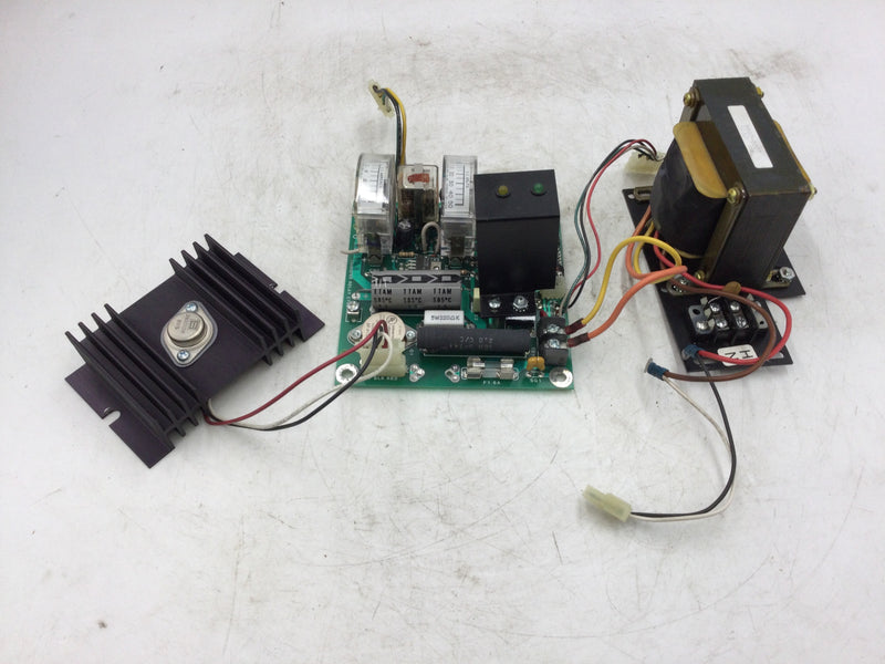 FCI/Gamewell PC-72 PS-6 Power Supply W/Sounder Volt Meter Amp Meter & Heat Sink