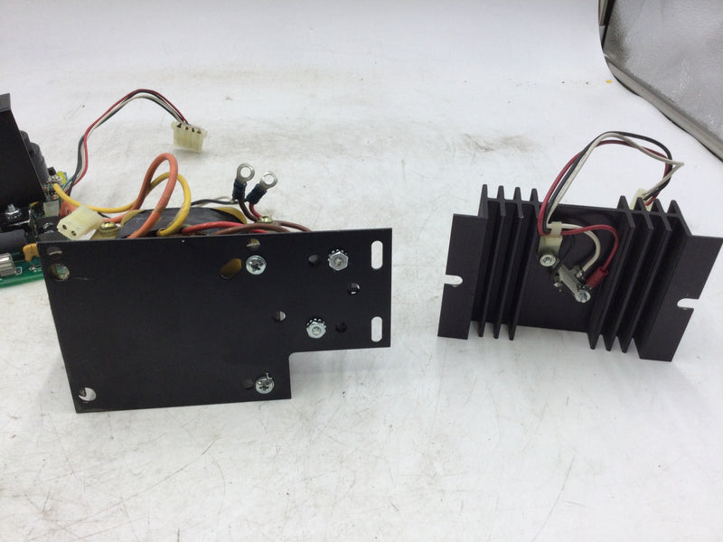 FCI/Gamewell PC-72 PS-6 Power Supply W/Sounder Volt Meter Amp Meter & Heat Sink