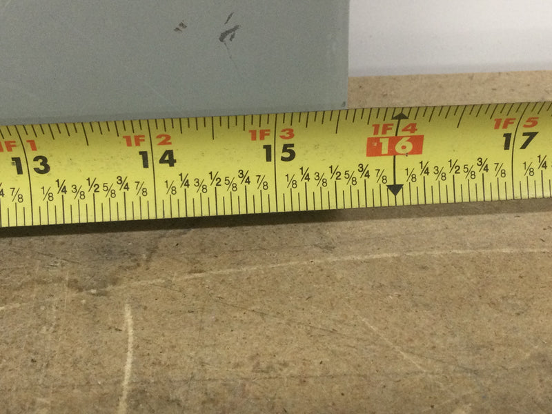 12" x 15 1/2" Nema 3R Hinged Cover