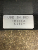 General Electric TM1410 14 Space 14 Circuit 100A 120/240VAC MLO Circuit Breaker Interior (Guts Only)