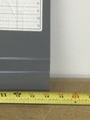 Square D Dead Front Only 12 Space Type 3R 17 1/2" x 14"