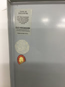 Wiegmann N1C121406WW Electrical Box Enclosure Nema 3R 12" x 14" x 6" w/ Turn Latch