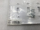 Cooper Wiring PJ5W 5 Gang Unbreakable Toggle Switch Plate in White (Box of 10)