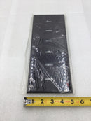 Cooper Wiring PJ6B 6 Gang Unbreakable Toggle Switch Plate in Brown (Box of 10)