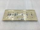 Cooper Wiring PJ6V 6 Gang Unbreakable Toggle Switch Plate in Ivory (Box of 10)