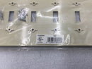 Cooper Wiring PJ6V 6 Gang Unbreakable Toggle Switch Plate in Ivory (Box of 10)